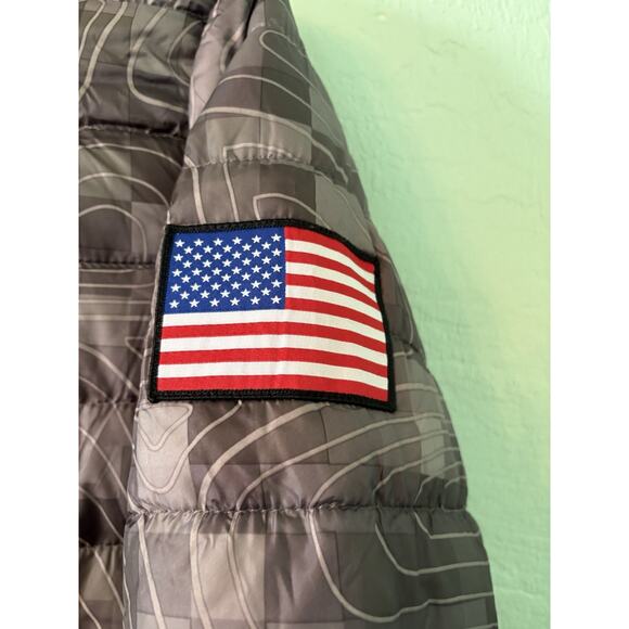 US ARMY Men’s Small Puffer Jacket Full Zip Hooded Zipper Pockets - Picture 5 of 6